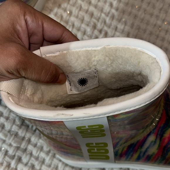 Ugg Clear Mini Pixelate (rainbow) Boots - Picture 10 of 12